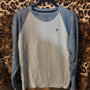 Men's Blue Long Sleeve Shirt Hurley BRAND NEW NO TAGS NEVER WORE FROM BUCKLE